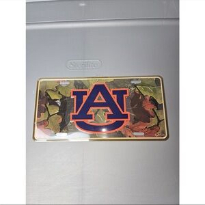 Auburn Tigers Camo License Plate Auburn University Football NCAA